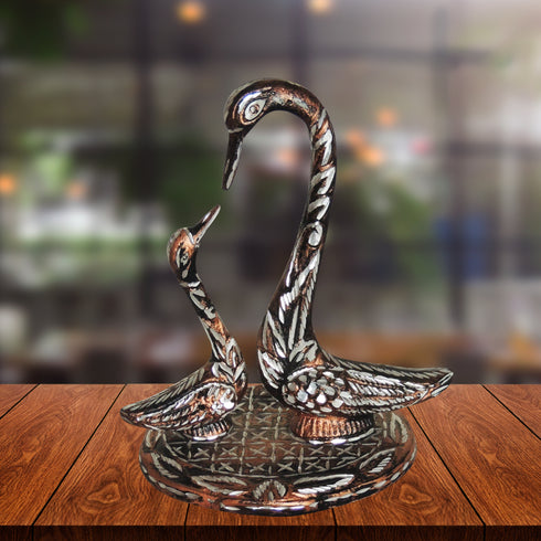 Brass Duck Pair Statue 0.7kg